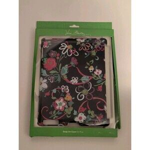 Vera Bradley iPad Snap On Hard Case Colorful Ribbons Flowers Fits iPad 2 or 3